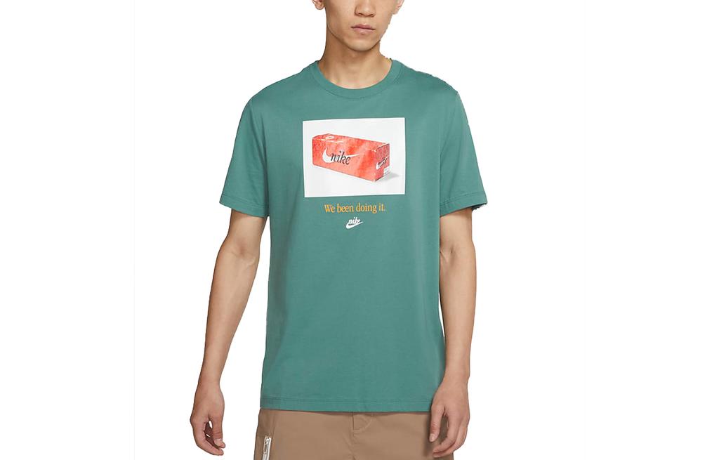 Nike Футболка мужская Зеленый павлин DJ1390-361
