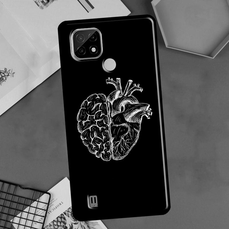 Медицинский чехол с изображением органов человека и сердца для OnePlus Nord 2 9 10 Pro 9R 10R 8T Чехол для Realme GT Master Neo 2 3 8i 9i 8 Pro