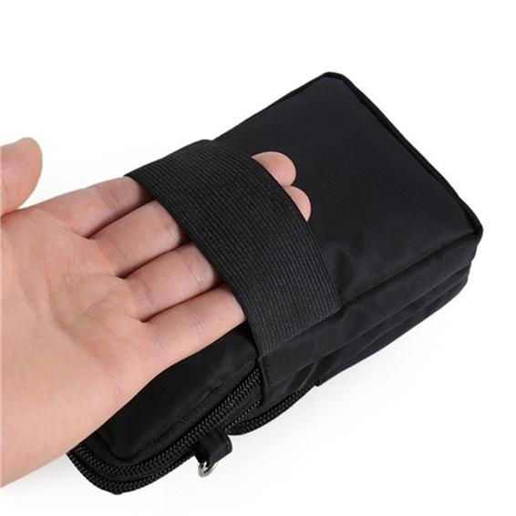 Многофункциональная сумка для телефона для занятий спортом на открытом воздухе с регулируемым ремешком и надежной застежкой-молнией