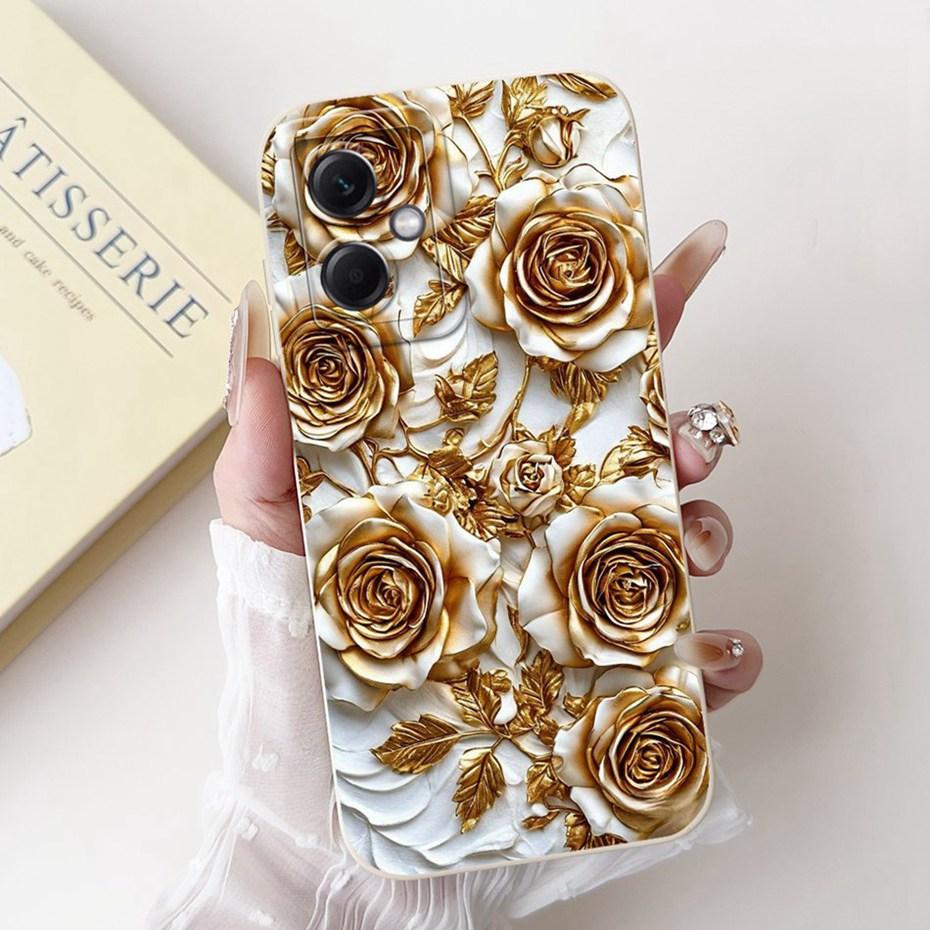 Beautiful Floral Phone Case For Xiaomi Redmi Note 12 5G Soft Silicone Shockproof Cases For Redmi Note 12 Pro Note12 5G Bumpers