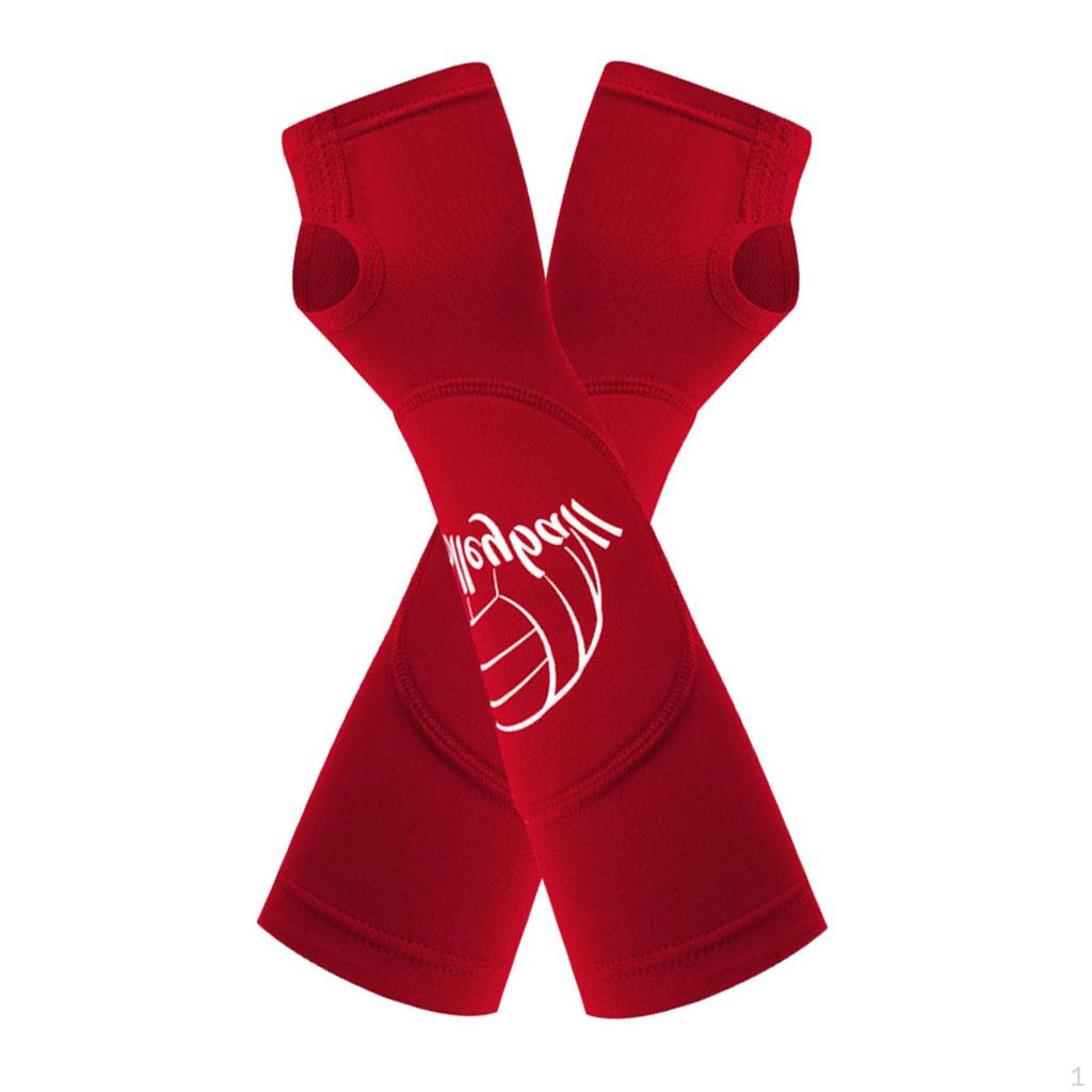 2 шт. волейбольные рукава, подушечки, компрессионный чехол для защиты запястий предплечья, пас