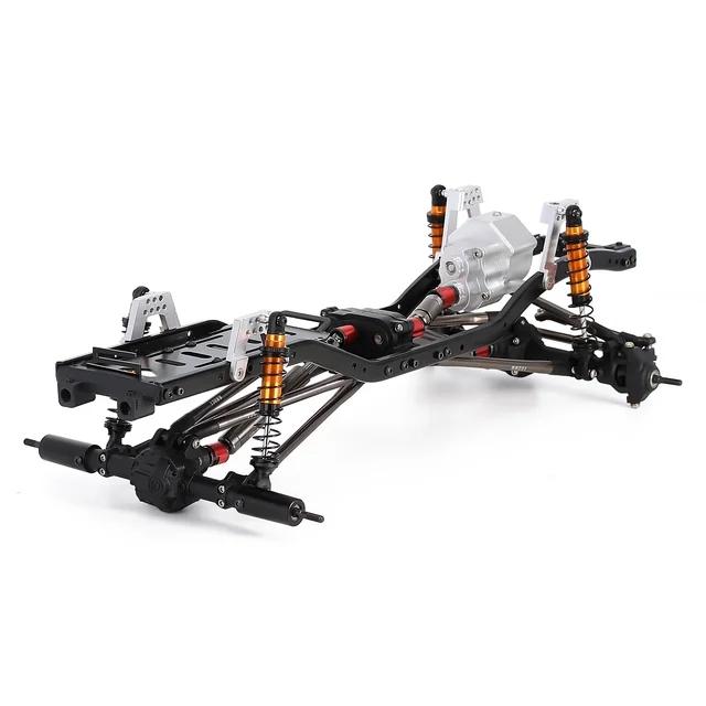 1/10 Axial SCX10 Metal Frame Crawler Strong Chassis Aluminum Alloy 2 Speed/Single Speed Frame RC Upgrade Part