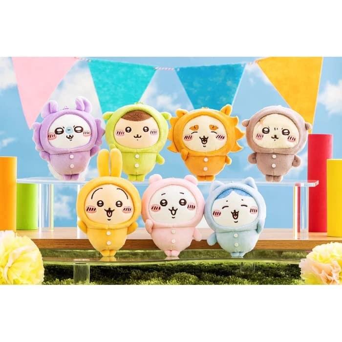 [Gray Parker Service] Pajama Party Petit Mini Mascot Plushie Hachiware Blue