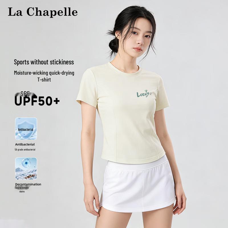 La Chapelle Women's Quick-Dry Slim Fit T-shirt