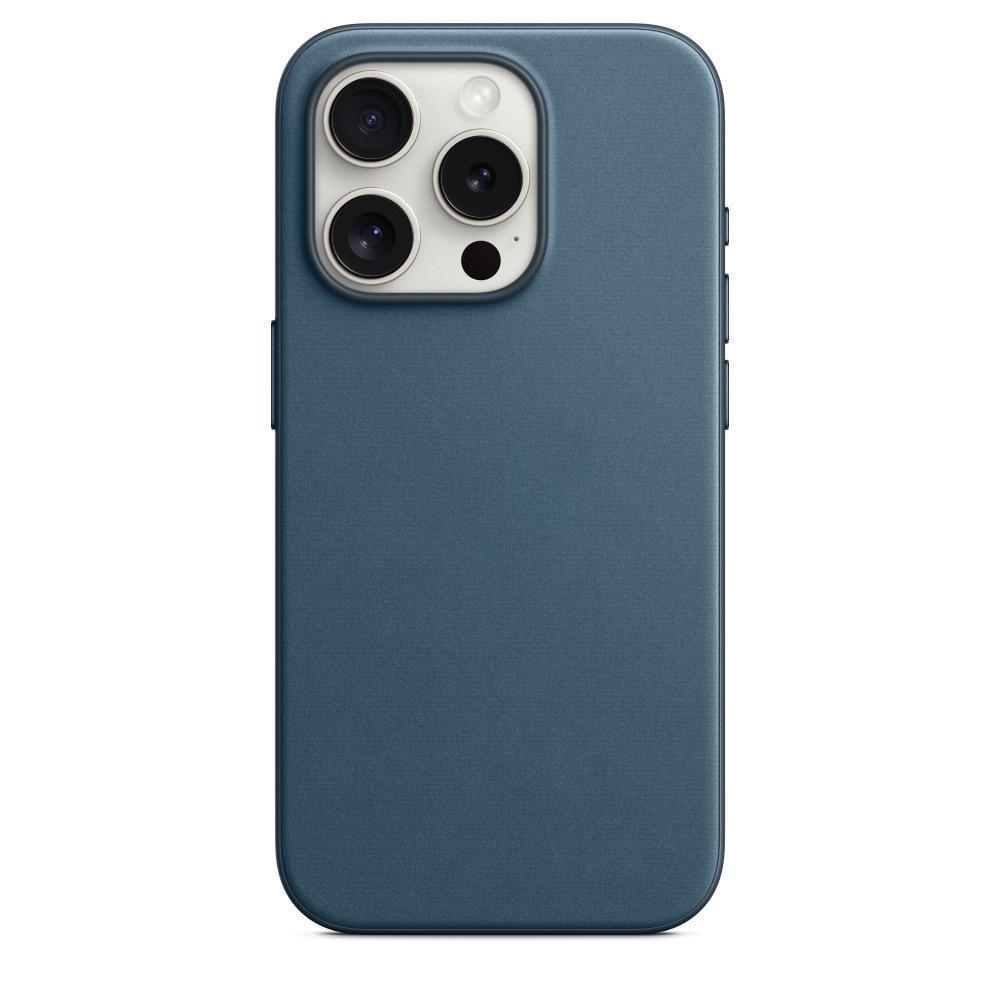 iPhone 16 чехол с мелким твиловым плетением Apple 17promax магнитный чехол для мобильного телефона с индивидуальным логотипом