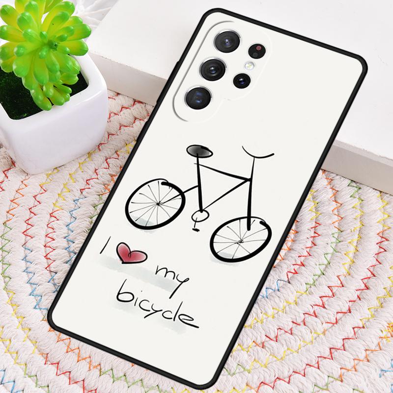 Чехол для телефона Sport с рисунком «Сердцебиение BIKE CYCLING» для Samsung Galaxy note 10 pro S26 Ultra S23 S24 FE S25 S21 S22 PLUS ударопрочный
