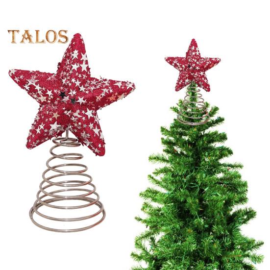 Патриотическая звезда-верхушка на елку 4 июля патриотическое украшение на елку 3D блестящая звезда-верхушка на елку для праздничной вечеринки в честь Дня независимости