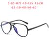 Крупногабаритные овальные очки для близорукости для женщин и мужчин, очки для близорукости с диоптриями от 0 -0.5 -0.75 до -4.0