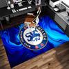 1pc Chelsea FC logo Print Area Rug - Soft,Washable Non-Slip Indoor Mat for Office Chairs,Living Room,Home Office Decorative Rug