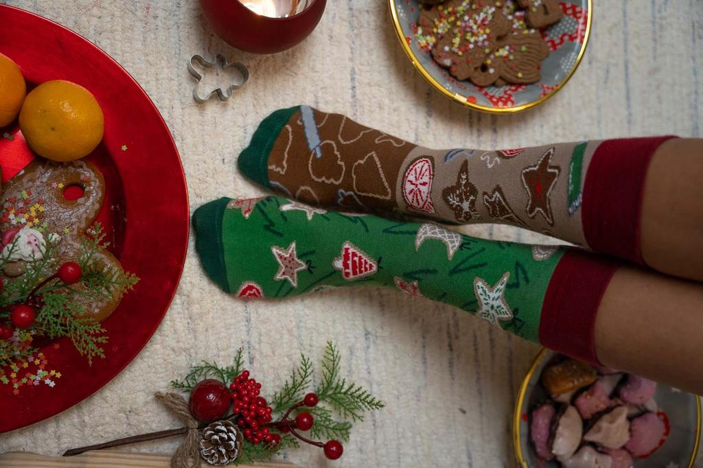 Рождественские пряники - носки для детей 23-26 лет
