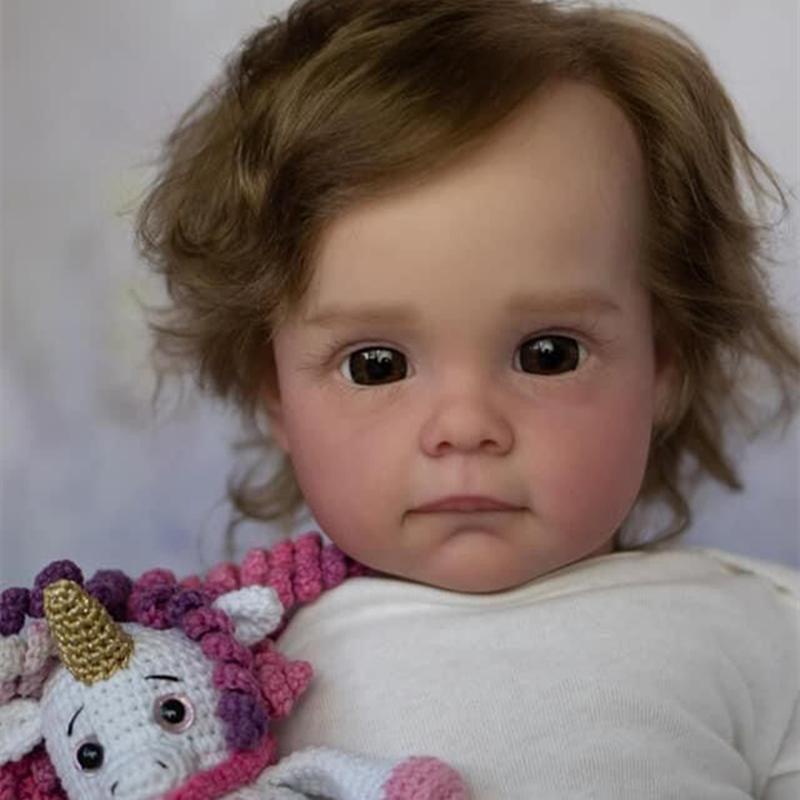 NPK Реалистичные куклы Reborn Baby 60 см Maggi Baby Reborn Girl Doll подарки на день рождения для малышей перед сном Playmate