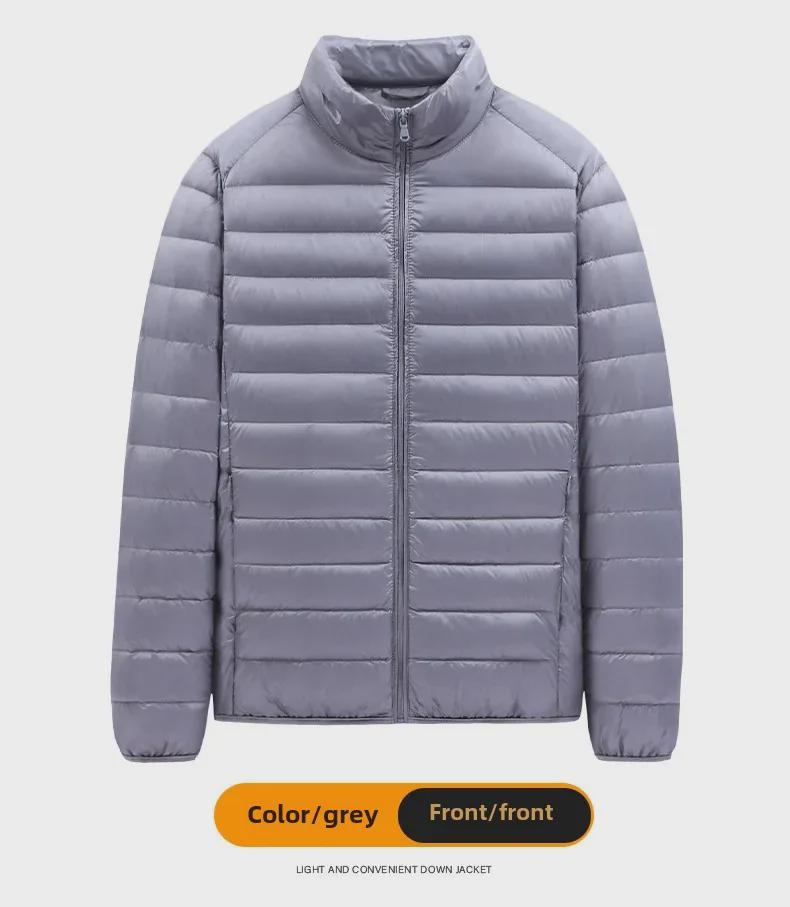 Зимняя мужская куртка большого размера 2023 года из легкого и теплого хлопка для работы