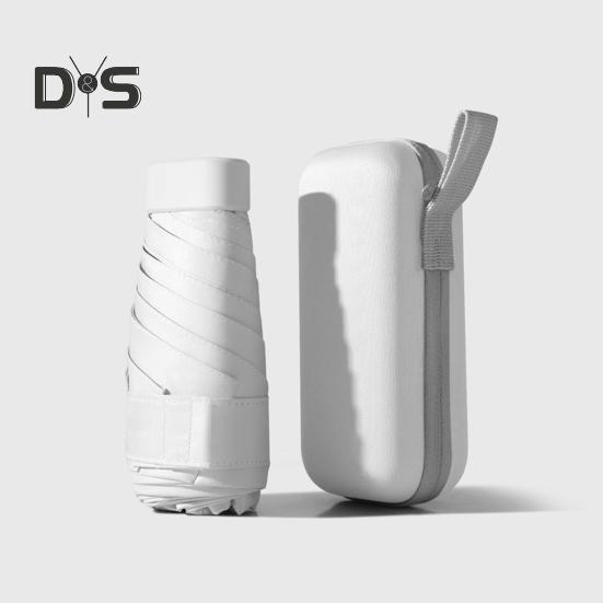 Мини-зонт с защитой от УФ-излучения, портативный солнцезащитный зонт, ветрозащитный, легкий, водонепроницаемый, складной зонт от солнца и дождя, карманный дорожный зонт