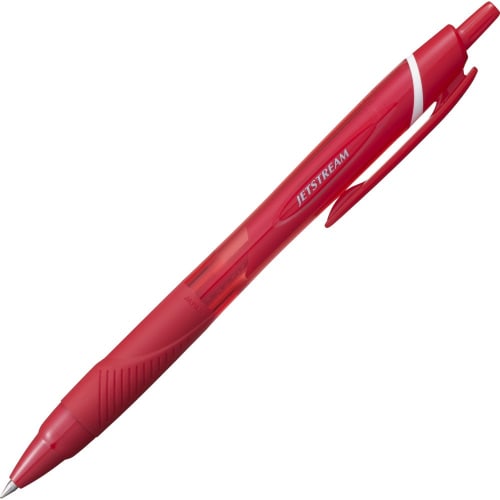 Mitsubishi Pencil Oil-Based Ballpoint Pen Jet Stream Color 10 Pieces 0.5 Red Easy To Write SXN150C05.15