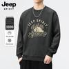 JEEP SPIRIT Men's Printed Crewneck Sweatshirt