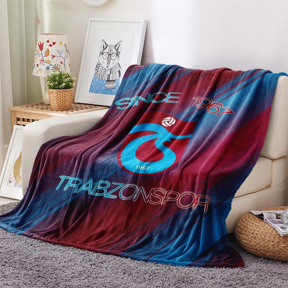 Trabzonspor2 Flannel Blanket, High quality Comfortable for All Seasons, Home Decor, Warmth and Comfort