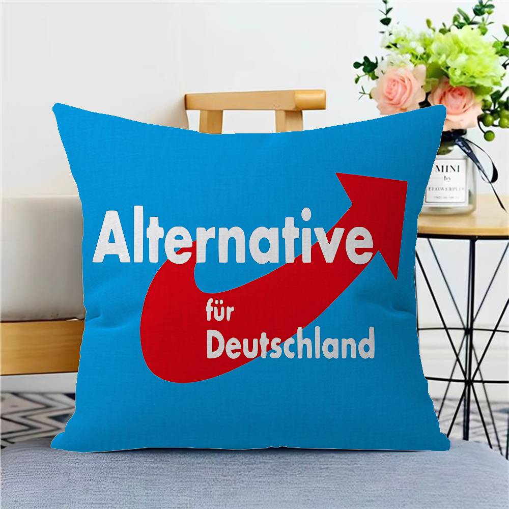 AFD Альтернативный Флаг Германии Подушка Аниме Подушка Подушка для изголовья дивана Чехол для подушки Чехол для подушки 45x45 см Мода