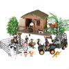 Игровой набор с фигурками домашних животных: Курица, Собака, Корова, Овца для мальчиков и девочек