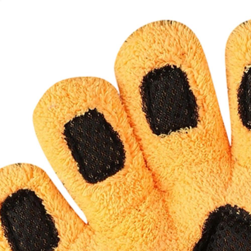 Five-Finger Cleaning Gloves Coral Fleece Cleaning Brush Gloves Car Wash Glove Vehicle Cleaning