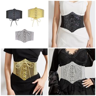 Модный пояс для девочек, блестящий корсет, костюм под грудью, блестящие украшения на талию для вечеринки, джинсовый пояс, ковбойская цепь