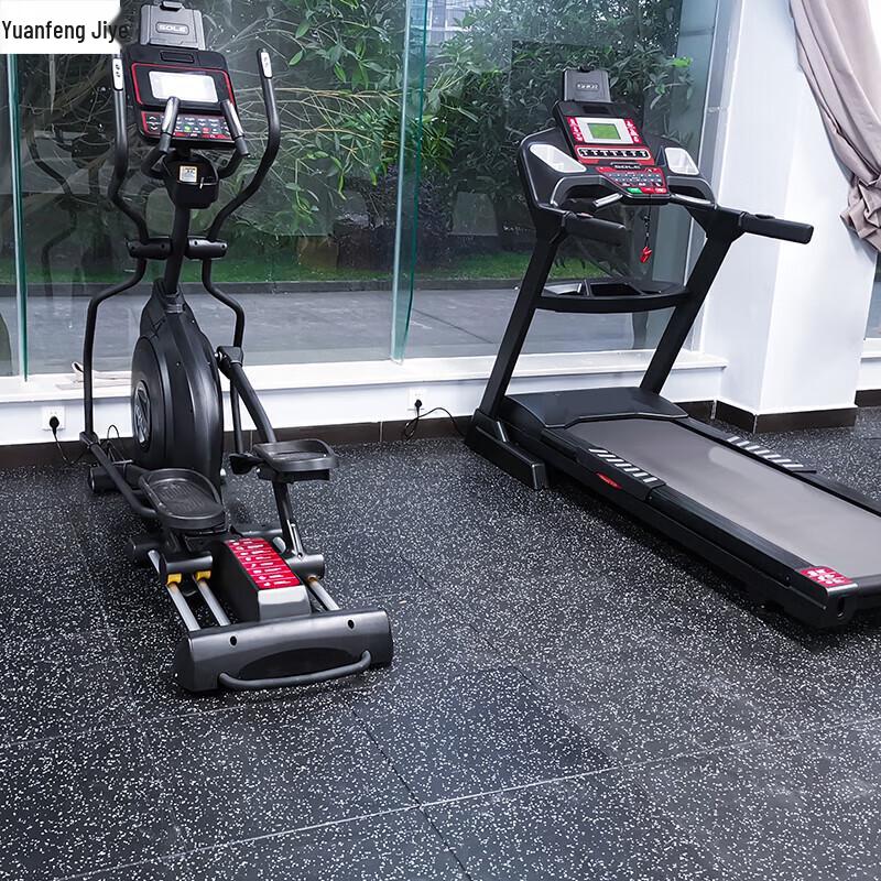 Grooved Rubber Sports & Gym Floor Mat Tile