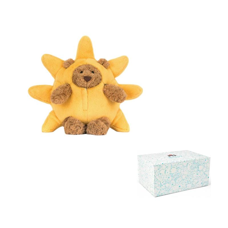 Jellycat Барселона Медведь Солнце Костюм Куклы Плюшевая Кукла 22 см Высота