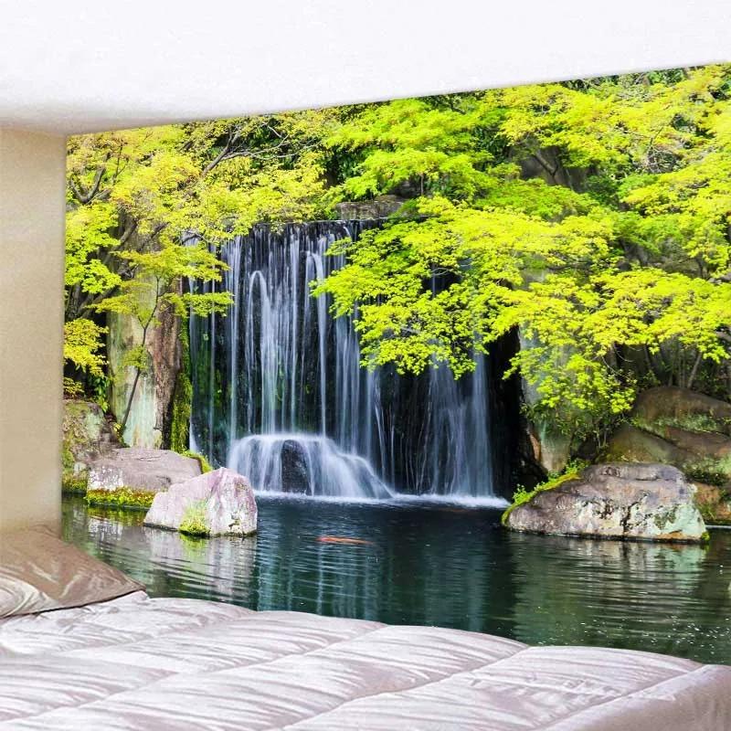 Красивые природные пейзажи, декоративный гобелен, украшение для дома, стены, офиса, гостиной, гобелен