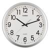 Wall Clock, Wall Clock, Silver, Analog, Silent, Continuous Second Hand, Office, Simple, IQ-77-8JF