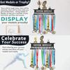 Large Capacity Medal Hanger Holder Wall Mounted Ribbons Medal Display  Home Decor