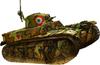 FTF Французский танк-разведчик Renault AMR35 ZT1a Пластиковая модель PF72097 1/72 (танк)