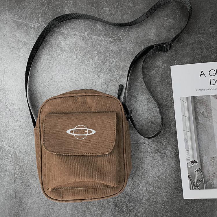 Маленькая, Простая, Универсальная, Свежевыглядящая Тканевая Сумка, Сумка через плечо, Сумка кросс-боди