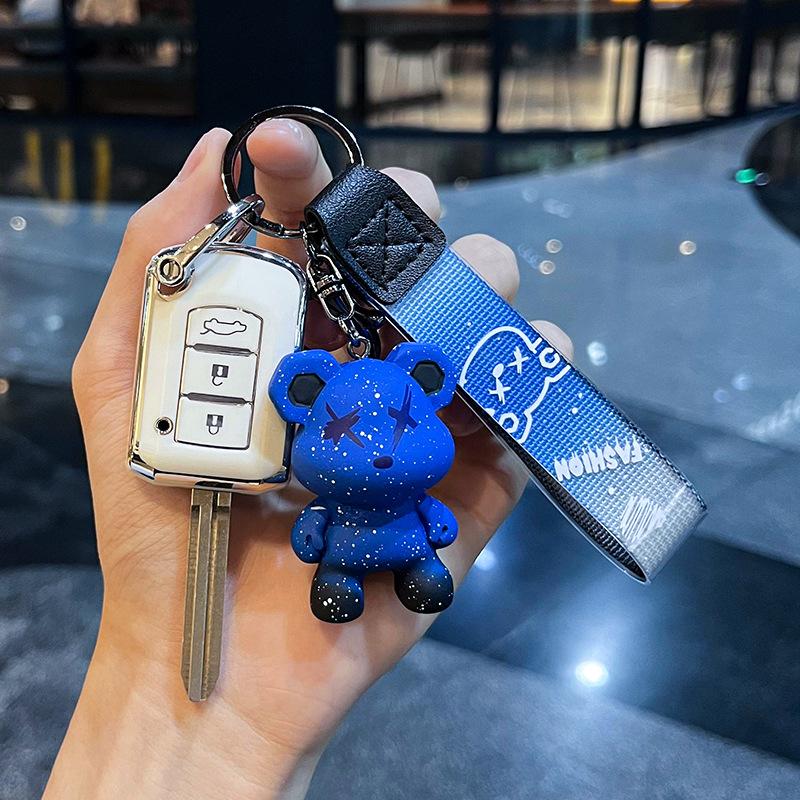 Подходит для Mitsubishi Key Case OutlanderASXLansegoran Pajero Eclipse Cross, автомобильный прямой чехол для ключей, сумка с пряжкой