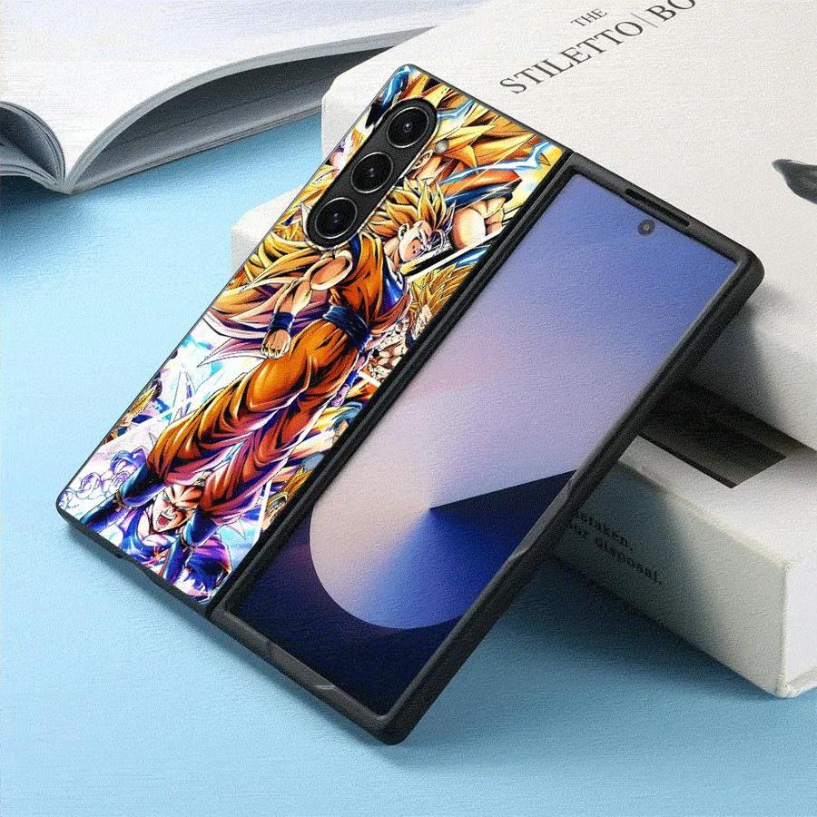 Чехол Dragon Ball Красивый Гоку для Samsung Galaxy ZFold4 Z Fold 7 6 5 4 3 ZFold3 ZFold5 ZFold6 ZFold7 Задняя крышка телефона