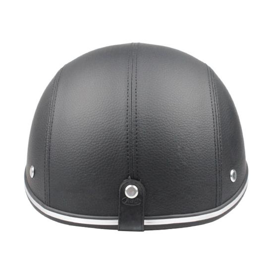 Мотоциклетный полушлем ударопрочный дизайн с широкими полями высокая прочность мягкая подкладка амортизирующий