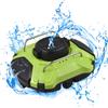 Cordless Robotic Pool Cleaner 30W IPX8 Waterproof Dual-Drive Motors Automatic Pool Vacuum 110 Mins Runtime Fine Filter for Up To 914 Sq.Ft