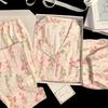 Милая и симпатичная пижама из трех предметов для весны и лета, домашняя одежда, повседневная пижама из хлопка Cloud, домашняя одежда, домашняя одежда для девочек