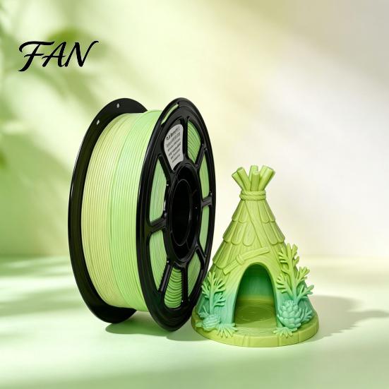 3D-печать PLA Нить для принтера, 1 кг 1,75 мм Матовая Радужный Градиент Легко Печатаемая Нить для DIY Проектов, Моделей и Поделок Без Запаха
