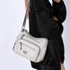 Women Shoulder Bag Large Capacity Multi-Layer Soft Leather Middle-Aged Mother Bag