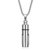 Necklace Can Open Perfume Bottle Pendant Fragrance Essential Oil Necklace Creative Men 'S