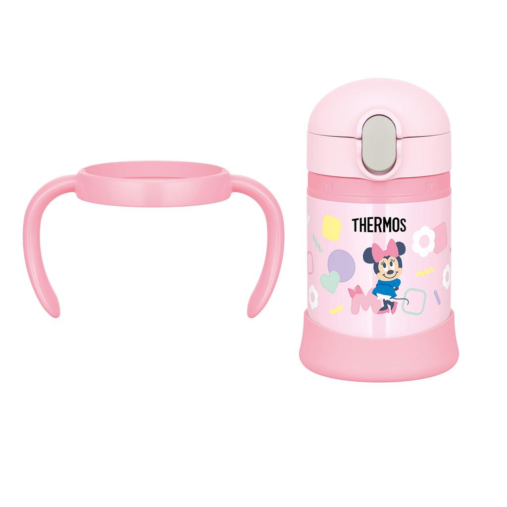 THERMOS Vacuum Baby Straw Mug FJL-250DS Pink (P) Minnie Mouse 250ml