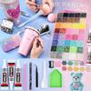 Набор желе-смолы AB-цвета на 31 и 48 ячеек для DIY-дизайна ногтей, одежды и чехлов для телефонов.