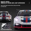 1/24 Scale 911 GT3 RSR Sports Diecast Car Model Toy, Pull Back Toy Vehicle with Sound and Light for Kids Toddler Boys Girls Gift Collection