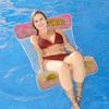 Inflatable Pool Hammock Float PVC Water Hammock Lounge 4 In 1 Saddle Lounge Chair Drifter Lake Beach Float Lounger for Summer Water Fun