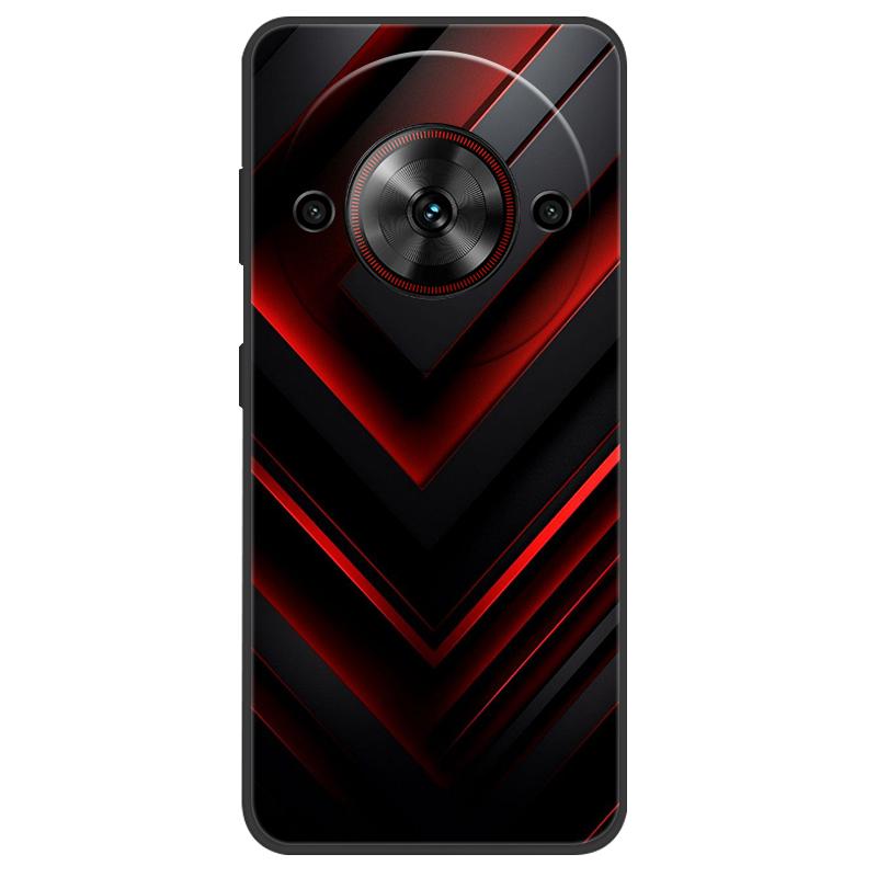 Чехол для ZTE Nubia Focus 5G Чехол с рисунком милого кота Черный силиконовый мягкий чехол для телефона для ZTE nubia Blade A75 5G Задняя крышка Чехол Сумка