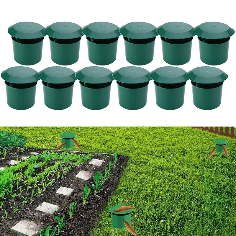 12Pcs Reusable Slug Snail Traps Repellent For Organic Grass Vegetables Gardening Tool