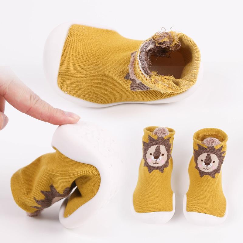 Baby Toddler Shoes Baby Shoes Non-slip Fox Tiger Thickening Shoes Sock Floor Shoes Foot Socks Animal Style