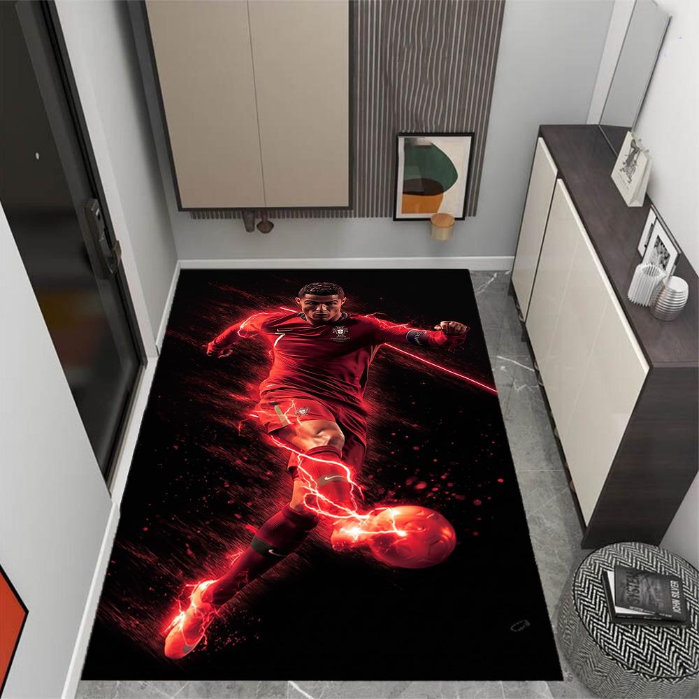 Cristiano Ronaldo Celebration Area Rug Suitable for Game Room Playrooms Entryway Outdoor Antislip Carpet Office home decor