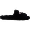 Balenciaga Меховые шлепанцы 'Черные' Мужские 654747W2DO11096