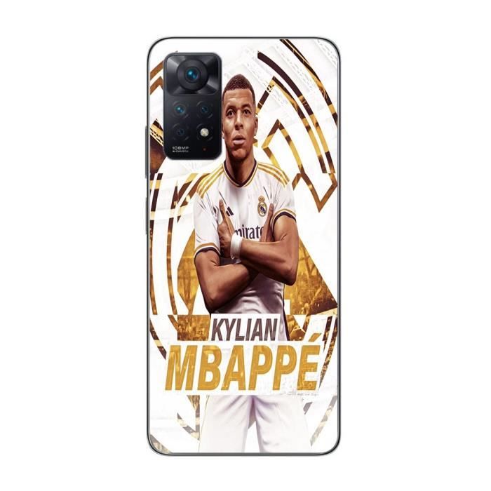 Coque - MANIACASE - Xiaomi Redmi Note 11 Pro 4G - Noir - Kylian Mbappe - Souple