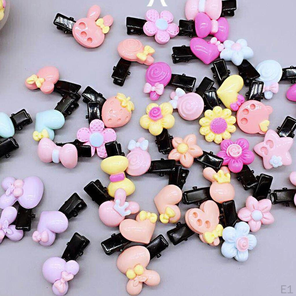 50 шт. 24 мм мини металлические заколки для волос с одним зубцом заколка из кожи аллигатора DIY детские аксессуары